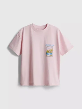 7-15 jaar | oversized T-shirt met print
