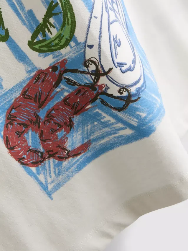 7-15 jaar | oversized T-shirt met print