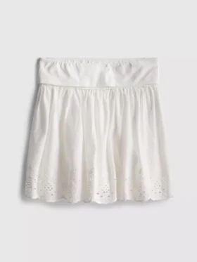 7-15 jaar | rok met broderie anglaise
