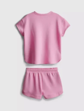 7-15 jaar | Set bestaande uit een boxy T-shirt en een hardloopshort