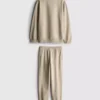 7-15 jaar | Set met sweatshirt met trechterhals en joggingbroek