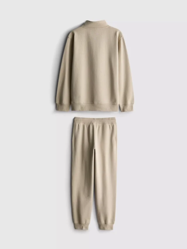 7-15 jaar | Set met sweatshirt met trechterhals en joggingbroek
