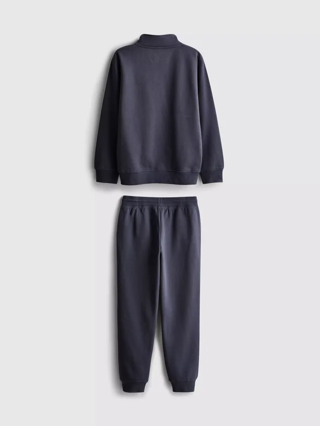 7-15 jaar | Set met sweatshirt met trechterhals en joggingbroek