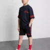 7-15 jaar | set met T-shirt en shorts van actief mesh