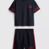 7-15 jaar | set met T-shirt en shorts van actief mesh