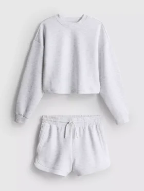 7-15 jaar | set van sweatshirt en hardloopshort