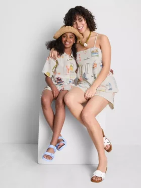 7-15 jaar | setje met overhemd met strikdetail en shorts