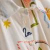 7-15 jaar | setje met overhemd met strikdetail en shorts