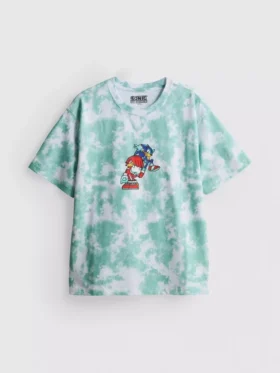 7-15 jaar | Sonic the Hedgehog tie-dye T-shirt