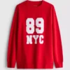 7-15 jaar | Sweatshirt met NYC-slogan