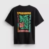 7-15 jaar | T-shirt met bloemenprint in reliëf