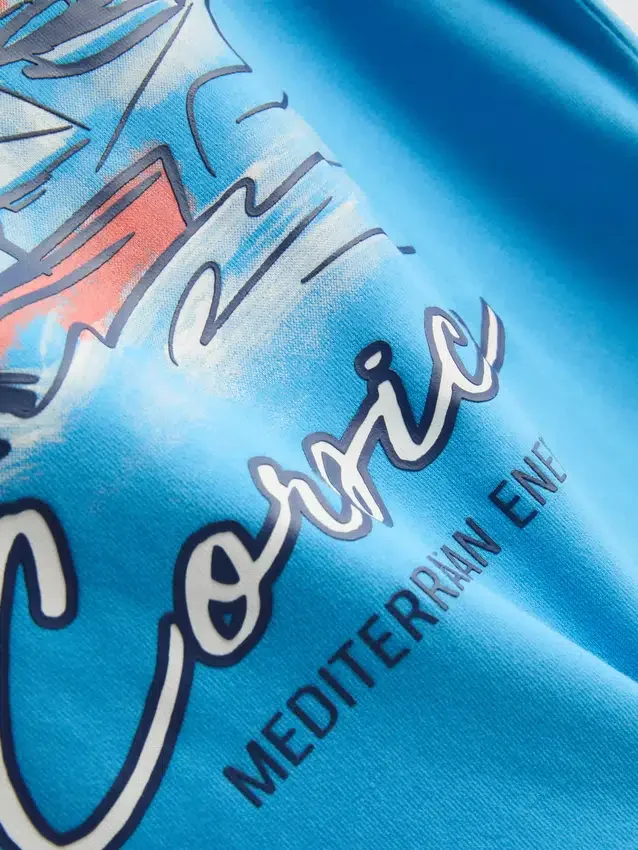 7-15 jaar | T-shirt met Corsica-print
