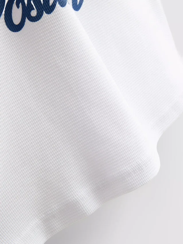 7-15 jaar | T-shirt met fruitprint en textuur