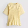7-15 jaar | T-shirt met gerimpelde peplum