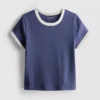 7-15 jaar | T-shirt met ringer-boord