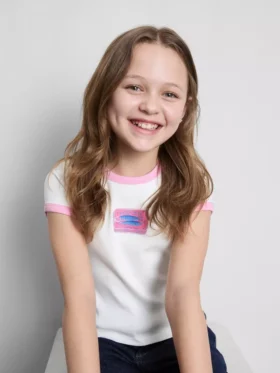 7-15 jaar | T-shirt met ringer-boord