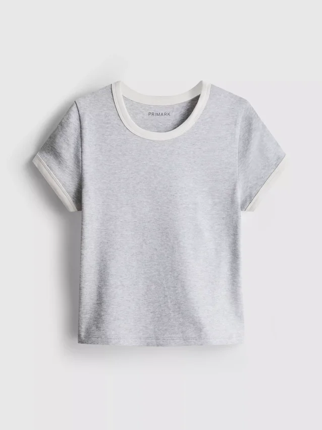 7-15 jaar | T-shirt met ringer-boord