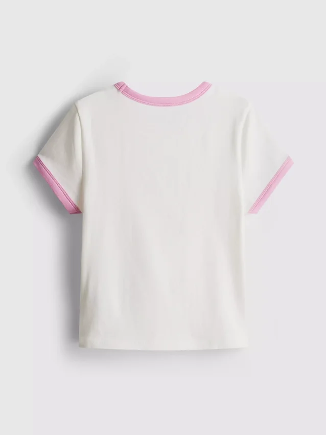 7-15 jaar | T-shirt met ringer-boord
