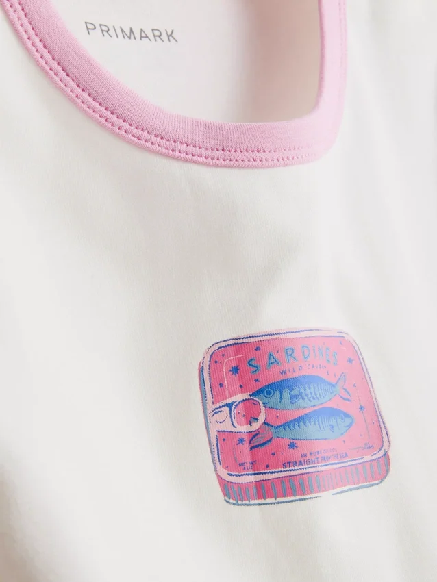 7-15 jaar | T-shirt met ringer-boord