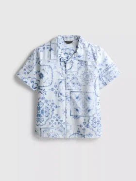7-15 jaar | T-shirt met tegelprint