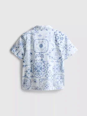 7-15 jaar | T-shirt met tegelprint