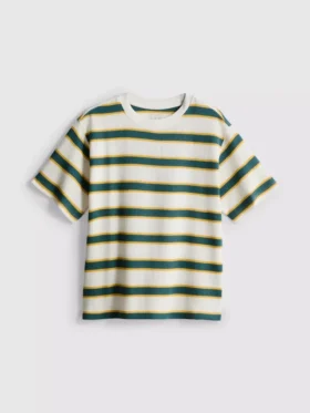 7-15 jaar | T-shirt met wafelstructuur