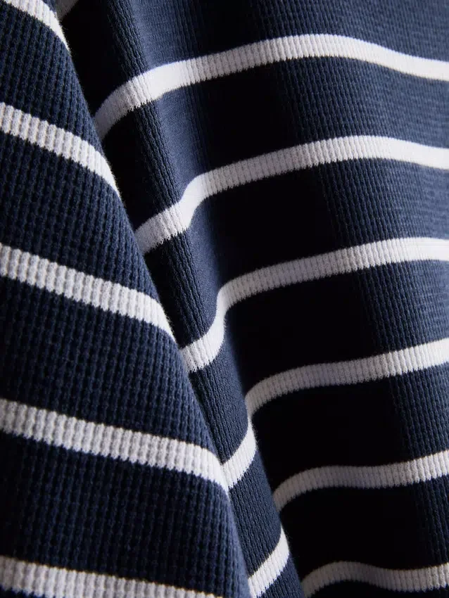7-15 jaar | T-shirt met wafelstructuur