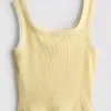 7-15 jaar | tanktop met contrasterende stiksels