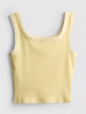 7-15 jaar | tanktop met contrasterende stiksels