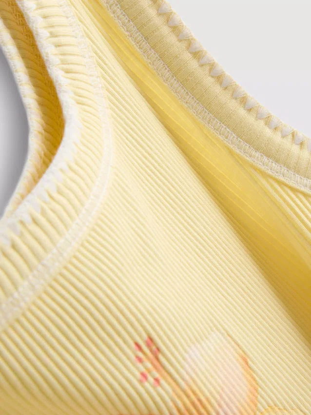 7-15 jaar | tanktop met contrasterende stiksels