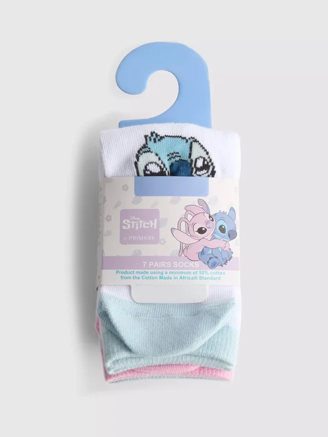 7-pack Disney Stitch enkelsokken