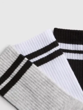 7-pack geribde sportsokken