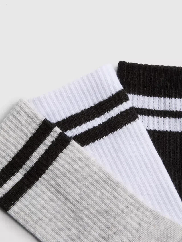 7-pack geribde sportsokken