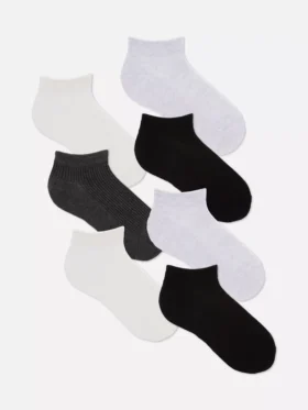 7-pack neutrale sneakersokken