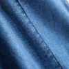 A-lijn mini-jurk van katoenen denim