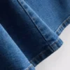A-lijn mini-jurk van katoenen denim