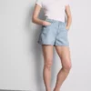 A-lijn short van katoendenim