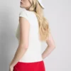 Aansluitend T-shirt met kapmouwtjes