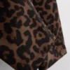 Actieve capri-legging met luipaardprint