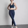 Actieve crop top met V-hals en racerback