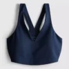 Actieve crop top met V-hals en racerback