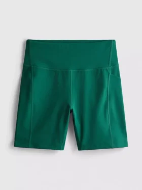 Actieve yogashort met hoge taille