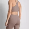 Actieve yogashort met hoge taille