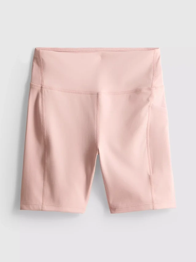 Actieve yogashort met hoge taille