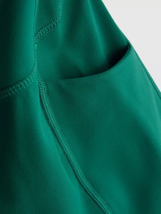 Active-legging met hoge taille in esdoornkleur