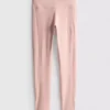 Active-legging met hoge taille in esdoornkleur