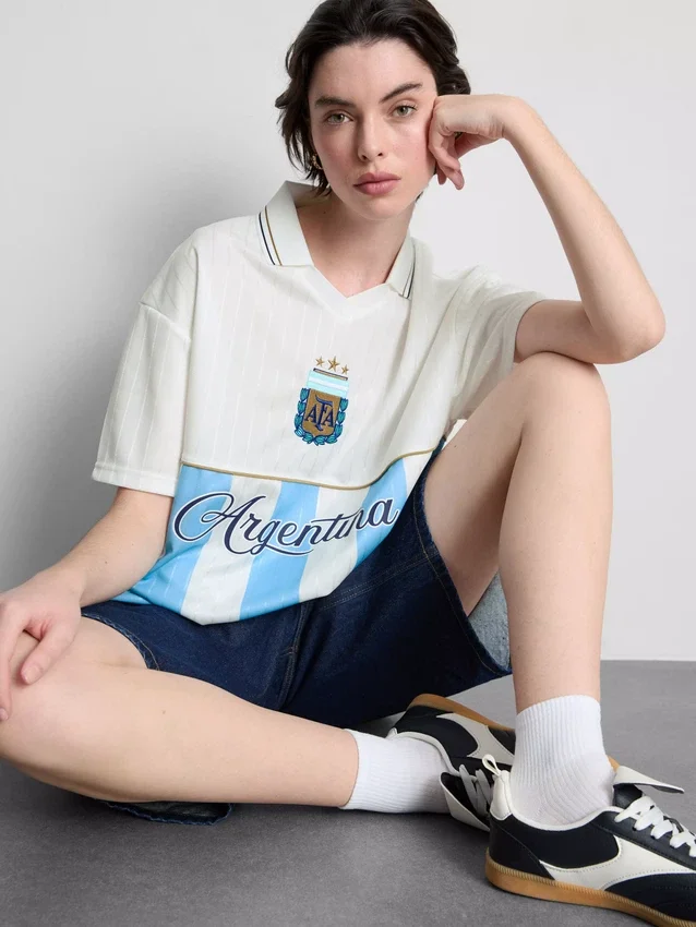 Argentijns voetbalshirt met kraag