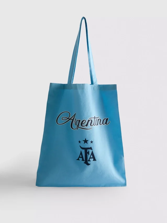 Argentijnse voetbal-canvas draagtas