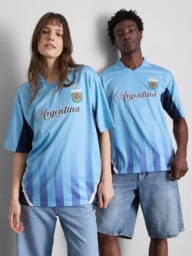 Argentinië T-shirt met korte mouwen van mesh