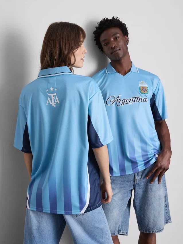 Argentinië T-shirt met korte mouwen van mesh